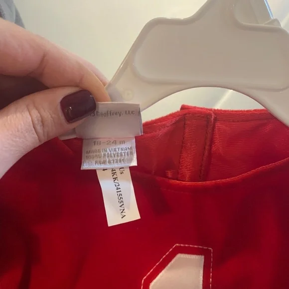 Infant Football Outfit Halloween Costume 18M 24M - Picture 3 of 4